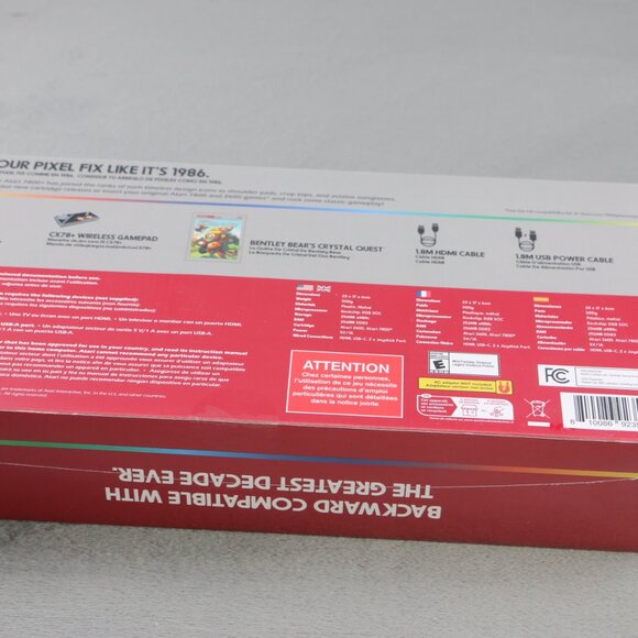 Atari 7800+ Video Game Console New Sealed Wireless CX78+ Gamepad Crystal Quest - Picture 6 of 10